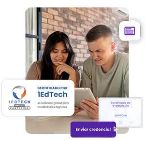 Ejemplo de una credencial digital POK emitida como NFT en la blockchain